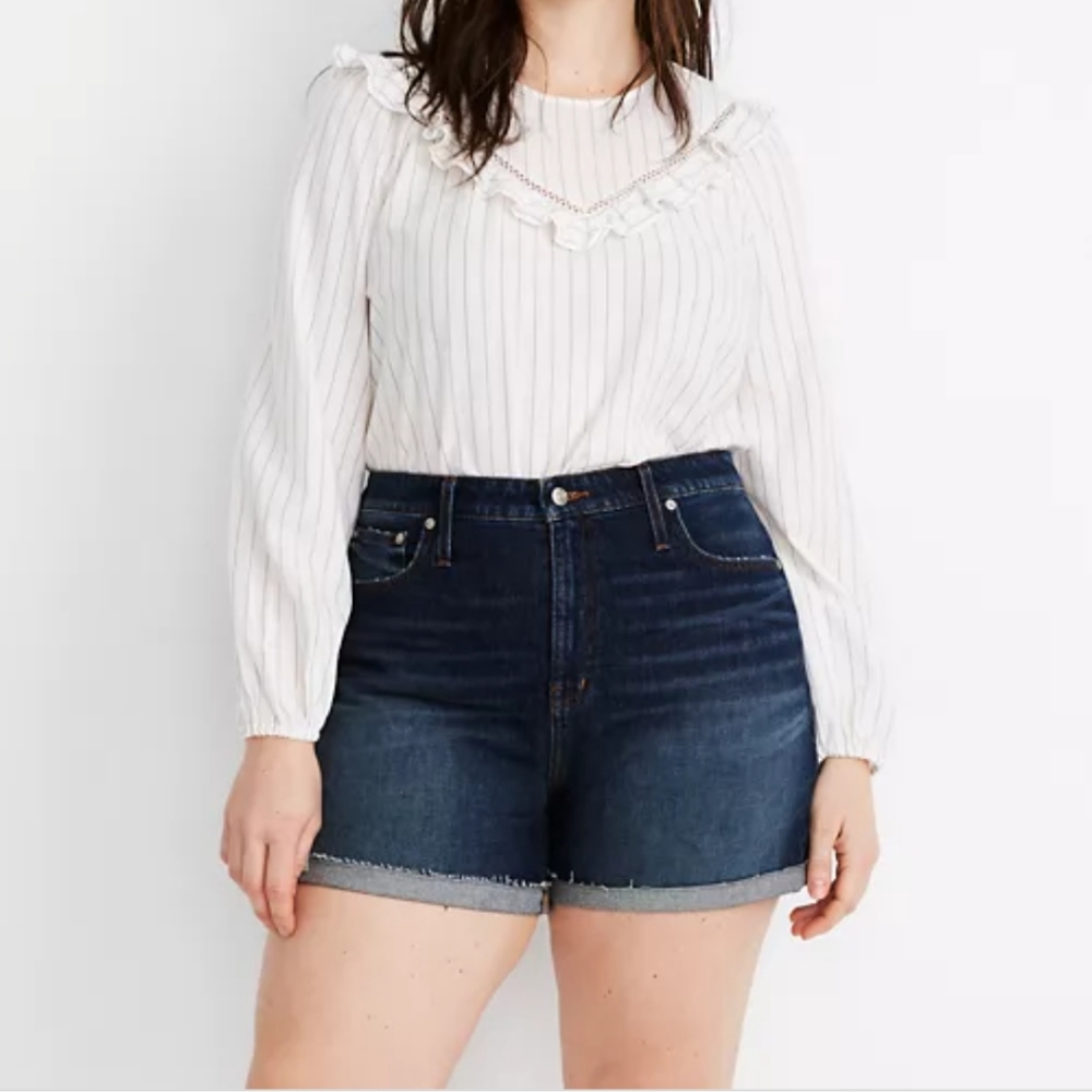 Madewell curvy high rise shorts